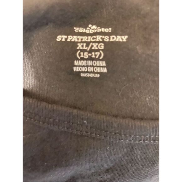 St. Patrick’s Day Way to Celebrate! Gary Long sleeve Shirt with Irish Flag Size - Picture 9 of 9